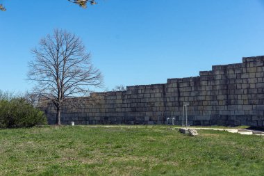 İlk Bulgar İmparatorluğu Ortaçağ Kalesi Pliska, başkenti kalıntıları Shumen bölge, Bulgaristan