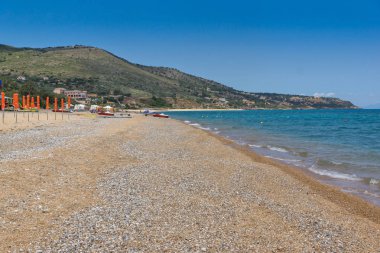 Panorama Scala Beach Kefalonia, Ionian Islands, Yunanistan