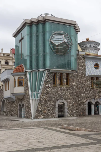 Skopje República Macedonia Mayo 2017 Casa Conmemorativa Madre Teresa Ciudad — Foto de Stock