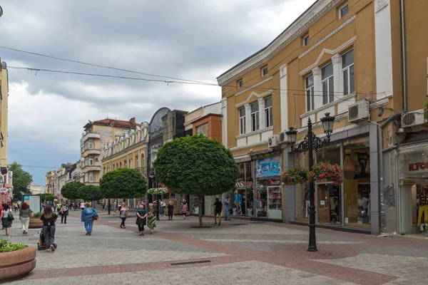 Пловдив Болгарія Травня 2018 Ходьба Людей Центральній Вулиці Місті Пловдив — стокове фото