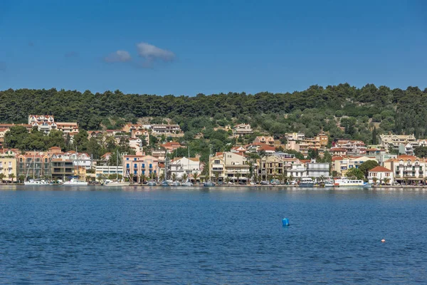 Argostoli Kefalonia Greece May 2015 Panorama Argostoli Town Kefalonia Ionian — стоковое фото