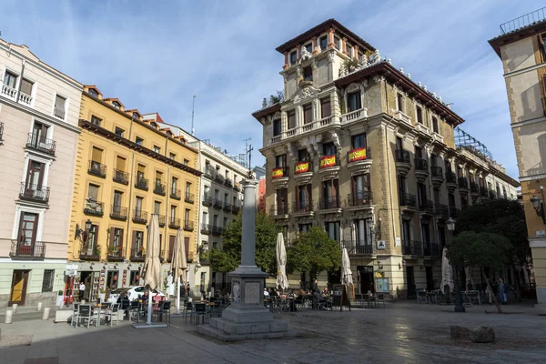 Madrid Spanje Januari 2018 Old Building Ramales Plein Plaza Ramales — Stockfoto