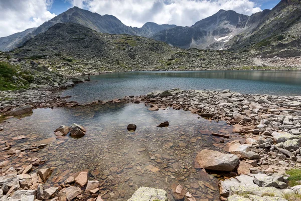 Paisaje Increíble Con Pico Musala Los Lagos Musalenski Montaña Rila —  Fotos de Stock