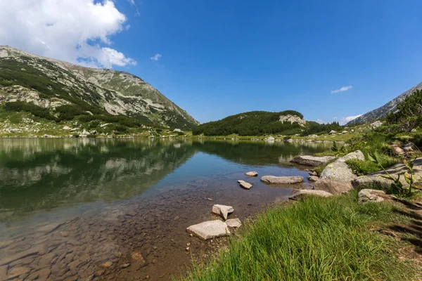 Paisagem Incrível Com Muratovo Lake Pirin Mountain Bulgária — Fotografia de Stock