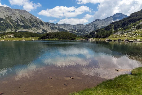 Paesaggio Incredibile Con Lago Muratovo Cima Del Chukar Banderishki Pirin — Foto Stock