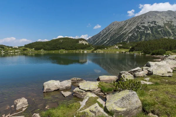 Paisagem Incrível Com Muratovo Lake Pirin Mountain Bulgária — Fotografia de Stock