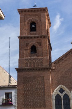 Madrid, İspanya - 23 Ocak 2018: görünümü Virgen de la Paloma kilise şehir Madrid, İspanya, Amazing