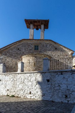 Xanthi, Yunanistan - 28 Aralık, 2015:Orthodox Kilisesi eski şehir, İskeçe, Doğu Makedonya ve Trakya, Yunanistan