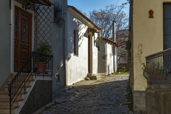 Xanthi Greece Декабря 2015 Уличные Старые Дома Старом Городе Ксанти — стоковое фото