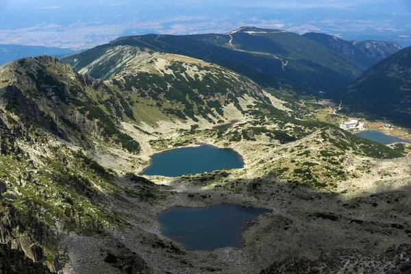 Musalenski göller şaşırtıcı Panorama Musala tepe, Rila Dağı, Bulgaristan üzerinden