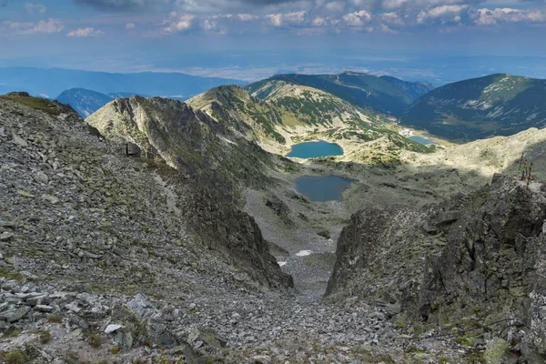 Amazing Panorama Musalenski Lakes Musala Peak Rila Mountain Bulgaria — Stock Photo, Image