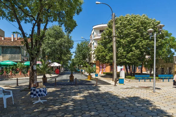 Αγαθούπολη Βουλγαρία Ιουνίου 2013 Κέντρο Της Πόλης Του Ahtopol Περιφέρεια — Φωτογραφία Αρχείου