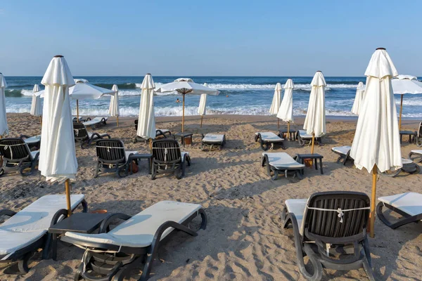 Lozenets Bulgaria July 2013 Panorama Oasis Beach Village Lozenets Burgas — Stock Photo, Image