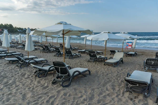 Lozenets Bulgaria July 2013 Panorama Oasis Beach Village Lozenets Burgas — Stock Photo, Image