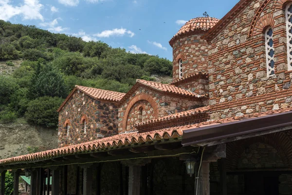 Ortaçağ Vodoca Manastırı Saint Leontius yakındaki kasaba Ustrumca,, Makedonya