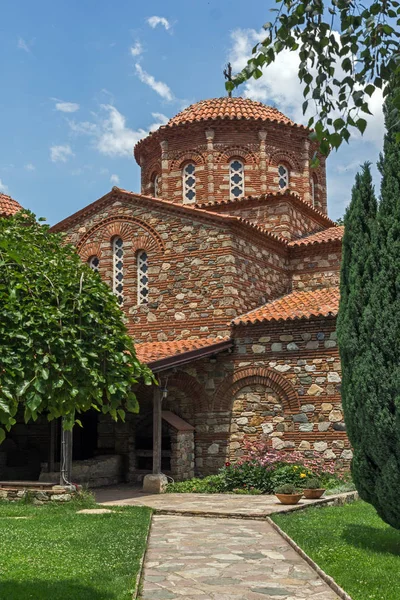 Ortaçağ Vodoca Manastırı Saint Leontius yakındaki kasaba Ustrumca,, Makedonya
