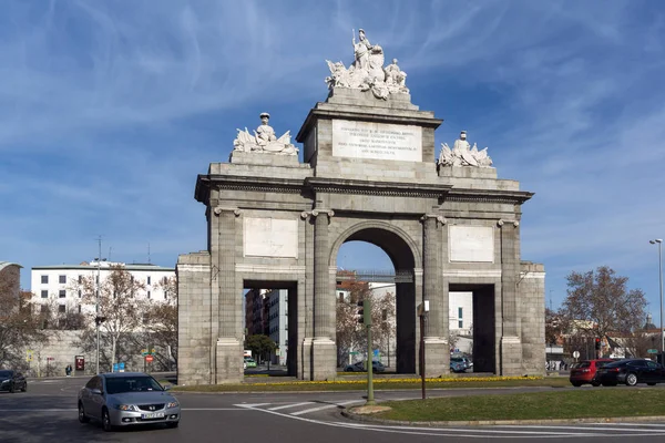 Madrid España Enero 2018 Increíble Vista Puerta Toledo Madrid España — Foto de Stock