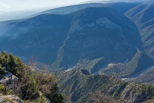 Csodálatos Táj Nestos River Gorge Közelében Town Xanthi East Macedonia — Stock Fotó