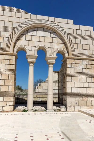 Ruinen Der Großen Basilika Der Nähe Der Hauptstadt Des Ersten — Stockfoto