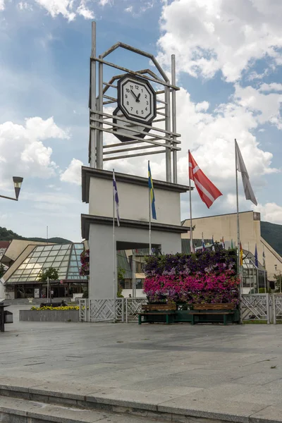 Strumica Macedonia June 2018 Clock Tower Central Square Town Strumica — Stock Photo, Image