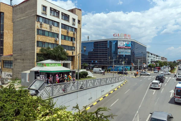 Strumica Macedonia Giugno 2018 Strada Nel Centro Della Città Strumica — Foto Stock