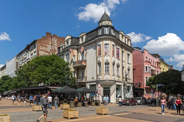 Sofia Bulgaria May 2018 Walking People Boulevard Vitosha City Sofia — Stock Photo, Image