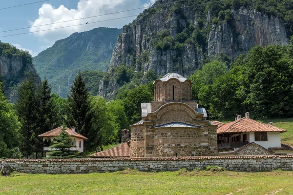 Vue Panoramique Monastère Médiéval Poganovo Saint Jean Théologien Serbie — Photo