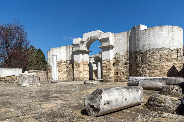 Ruins Golden Church John Capital City First Bulgarian Empire Great — Stock Photo, Image