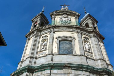 Şaşırtıcı görünümünü Basilica San Miguel şehir Madrid, İspanya
