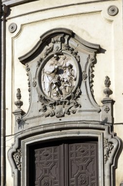 Şaşırtıcı görünümünü Basilica San Miguel şehir Madrid, İspanya
