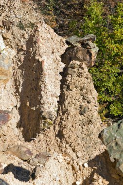 Sonbahar manzara kaya oluşumu Şeytan'ın Town Radan dağ, Sırbistan