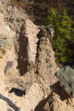 Sonbahar manzara kaya oluşumu Şeytan'ın Town Radan dağ, Sırbistan