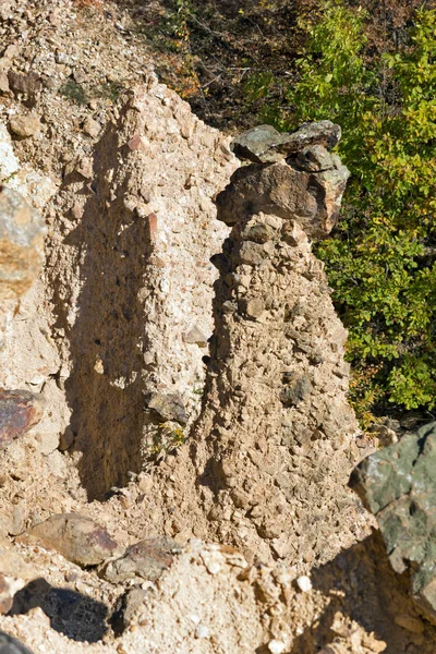 Sonbahar manzara kaya oluşumu Şeytan'ın Town Radan dağ, Sırbistan