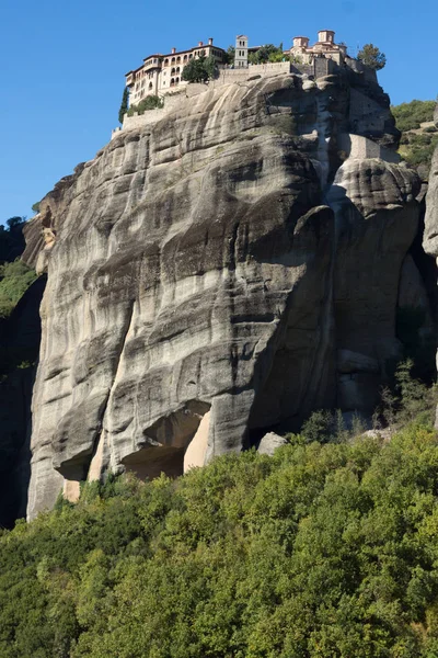 Dış görünümünü Varlaam kutsal Manastırı Meteora, Thessaly, Yunanistan