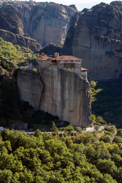 Monasterio Ortodoxo Rousanou Meteora Tesalia Grecia —  Fotos de Stock