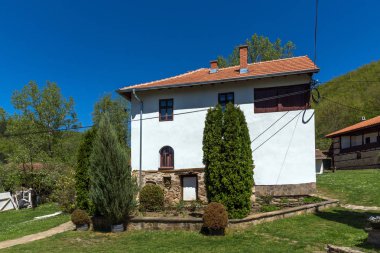 Panoramik Ortaçağ Temski Manastırı St George, Pirot bölge, Sırbistan
