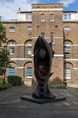 Londra - 17 Haziran 2016: Greenwich, Londra, İngiltere, İngiltere'de tipik İngiliz ev 