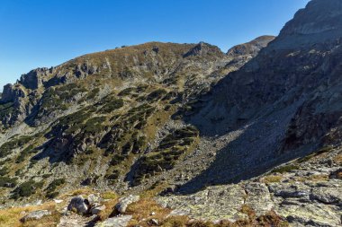 Manzara Malyovishka Vadisi Nehri, Rila Dağı, Bulgaristan