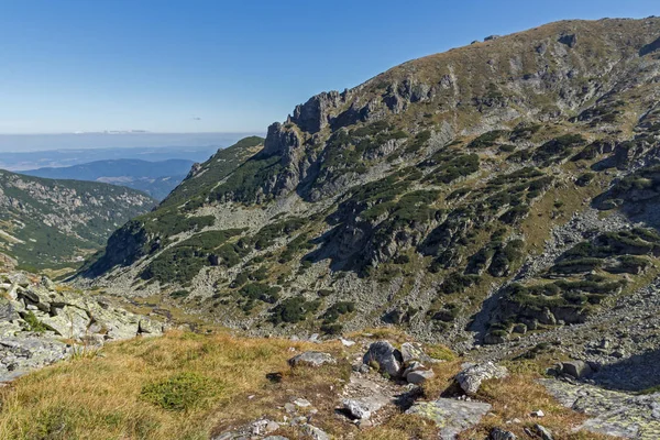 Paisaje Del Valle Del Río Malyovishka Montaña Rila Bulgaria —  Fotos de Stock