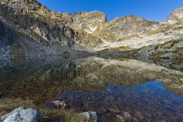 Amazing Landscape Elenski Danau Dekat Puncak Malyovitsa Rila Gunung Bulgaria — Stok Foto