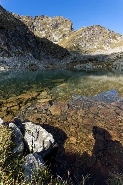 Amazing Landscape Elenski Danau Dekat Puncak Malyovitsa Rila Gunung Bulgaria — Stok Foto