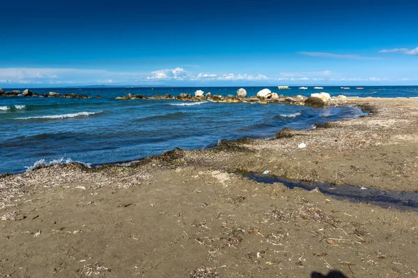 Panorama Playa Argassi Isla Zakynthos Grecia —  Fotos de Stock