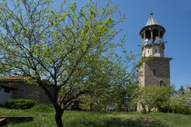 Lyaskovski manastır, Veliko Tarnovo, Bulgaristan - 11 Nisan 2017: Lyaskovski Manastırı St. Peter ve St. Paul ortaçağ binaları Köyü, Arbanasi, Veliko Tarnovo bölge, Bulgaristan yakın:
