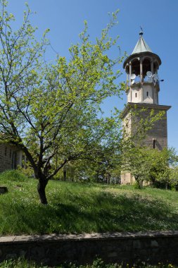Lyaskovski manastır, Veliko Tarnovo, Bulgaristan - 11 Nisan 2017: Lyaskovski Manastırı St. Peter ve St. Paul ortaçağ binaları Köyü, Arbanasi, Veliko Tarnovo bölge, Bulgaristan yakın: