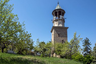 Lyaskovski manastır, Veliko Tarnovo, Bulgaristan - 11 Nisan 2017: Lyaskovski Manastırı St. Peter ve St. Paul ortaçağ binaları Köyü, Arbanasi, Veliko Tarnovo bölge, Bulgaristan yakın: