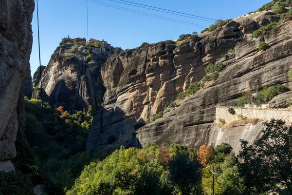 Formación Rocas Cerca Meteora Tesalia Grecia —  Fotos de Stock