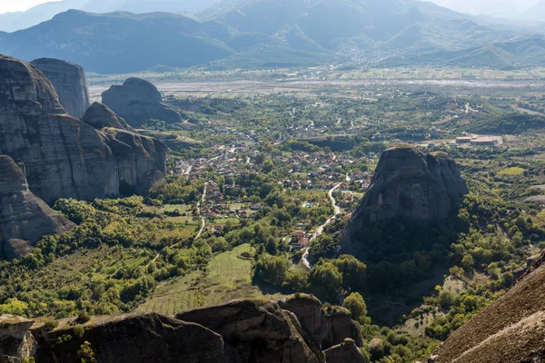 Formación Rocas Cerca Meteora Tesalia Grecia —  Fotos de Stock