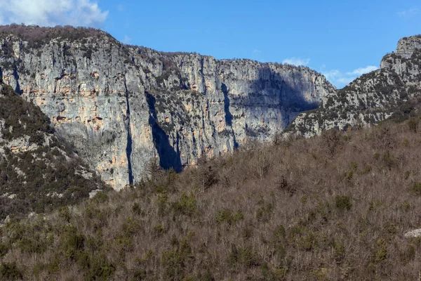 Nádhernou Krajinu Soutěsky Vikos Pohoří Pindos Zagori Epirus Řecko — Stock fotografie
