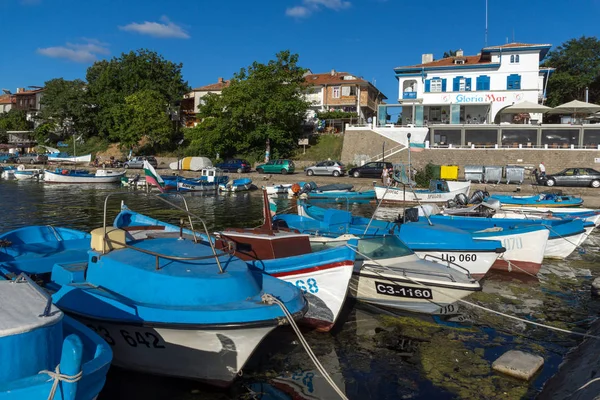 Sozopol Bulgaria Juli 2016 Kleine Fischerboote Hafen Der Stadt Sozopol — Stockfoto