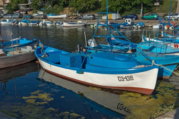 Σωζόπολη Βουλγαρία Ιουλίου 2016 Μικρά Αλιευτικά Σκάφη Στο Λιμάνι Της — Φωτογραφία Αρχείου